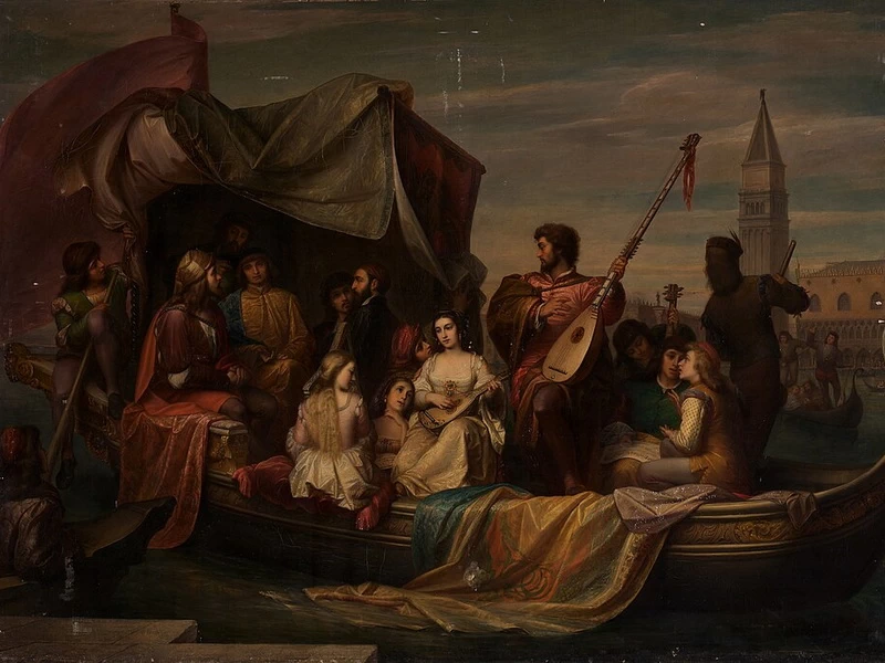 1819-Jacopo D'Andrea - Giovanni Bellini e Albrecht Dürer celebrati dagli artisti veneziani - Kunsthistorisches Museum